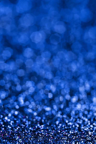 Shiny blue abstract christmas background. Blue glitter. — Stock Photo, Image