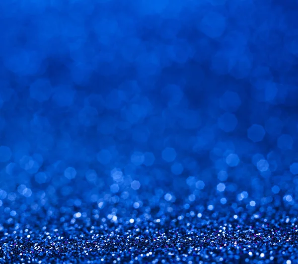 Shiny blue abstract christmas background. Blue glitter. — Stock Photo, Image