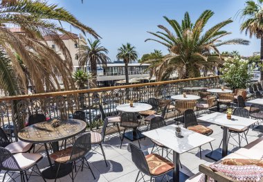 iç açık hava Restoran.