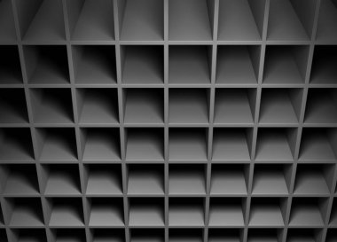 Kübik boşluklar oluşan arka plan.