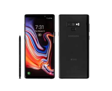 Samsung Galaxy Not 9 beyaz.