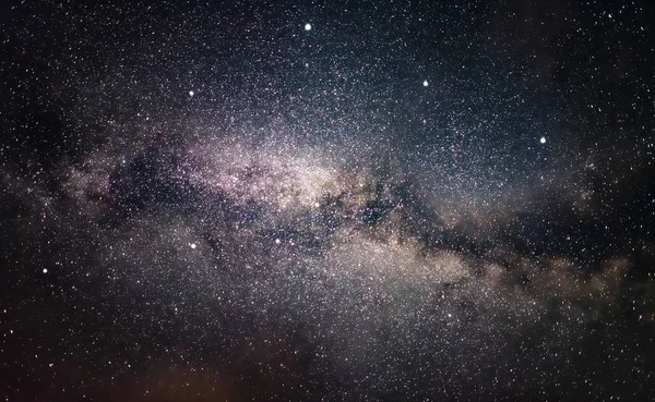 夜空中银河般的银河. — 图库照片