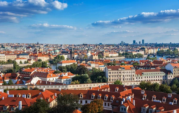 Panorama miasta Pragi, Czechy. — Zdjęcie stockowe