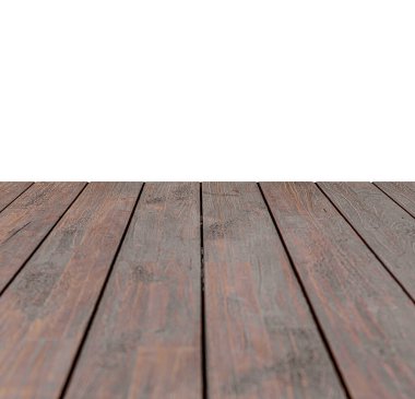 Tahta tahtalar beyaz arkaplanda izole edilmiş..