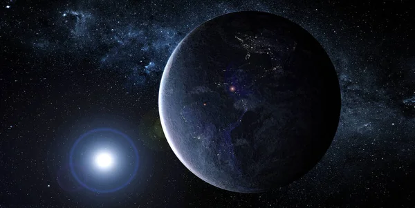 Planeter i yttre rymden. — Stockfoto