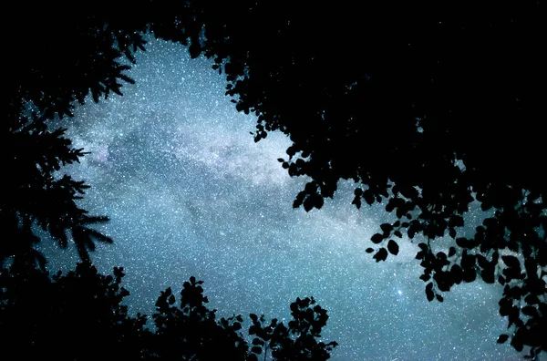 Galaktyka Drogi Mlecznej. Gwiaździste niebo. — Zdjęcie stockowe