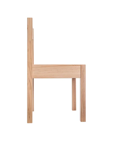 Sedia in legno isolata su sfondo bianco. — Foto Stock
