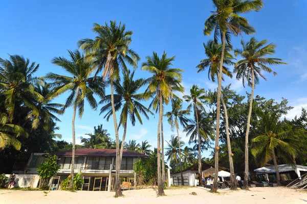 Boracay Filipinler Aralık 2016 Filipinler Deki Boracay Adasındaki Beyaz Plaj — Stok fotoğraf