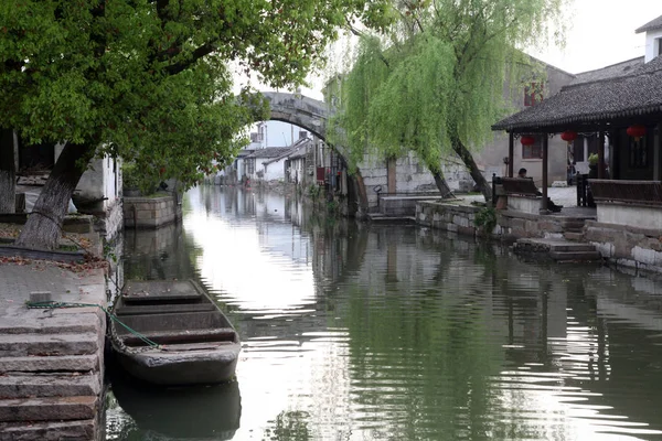 Arquitetura Tradicional Chinesa Kunshan Jiangsu China — Fotografia de Stock