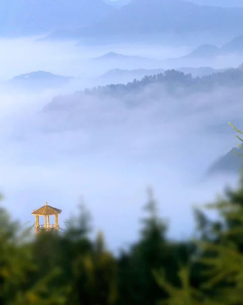 Henan Eyaleti Çin Dağ Manzarası Ile Güzel Manzara — Stok fotoğraf