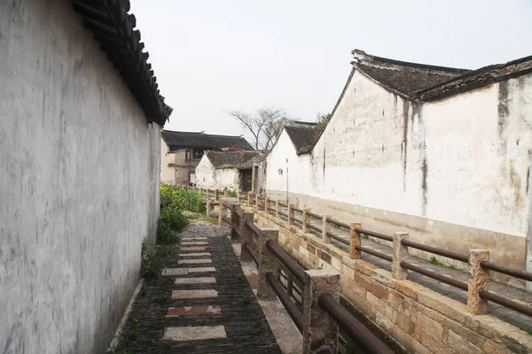 Edificios Callejón Hutong Suzhou Provincia Jiangsu China —  Fotos de Stock