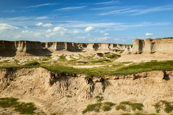 Tulin Landform Scenery Datong City Sunny Day Shanxi Province China — Stock Photo, Image