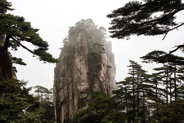Doğal Mount Huangshan Anhui Eyaleti Çin Ile Inanılmaz Manzara — Stok fotoğraf