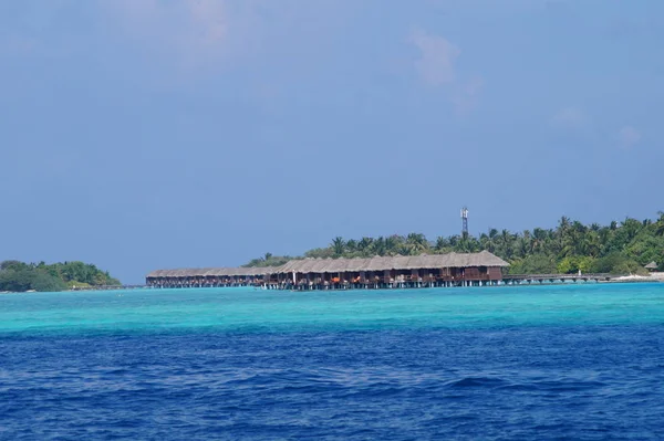 Urlaub Auf Den Malediven Dovolena Maledivach — Stockfoto