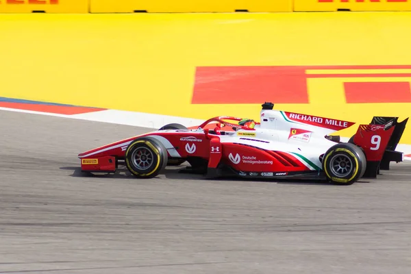 Mick Schumacher Prema 2019 Sochi — Stok Foto