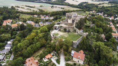 Bolkow bir kuş bakışı güzel bir kale ile güzel bir şehirdir