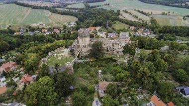 Bolkow bir kuş bakışı güzel bir kale ile güzel bir şehirdir