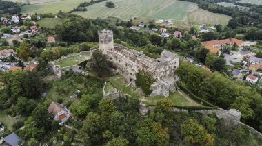 Bolkow bir kuş bakışı güzel bir kale ile güzel bir şehirdir