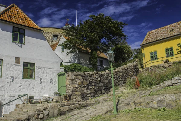 Christianso Pittoresk Dansk Intill Bornholm Vid Östersjön — Stockfoto