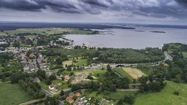 Stepnica Stad Hamn Och Marina Vid Szczecin Lagunen — Stockfoto