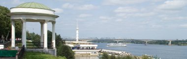Volga Nehri çıkabilir Yaroslavl şehir ve nehir istasyonu.