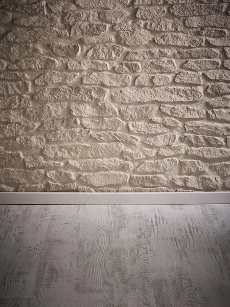 Pared Piedra Con Diseño Interiores — Foto de Stock