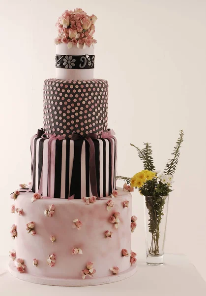 Beautiful Wedding Cake Background — Stock Photo, Image