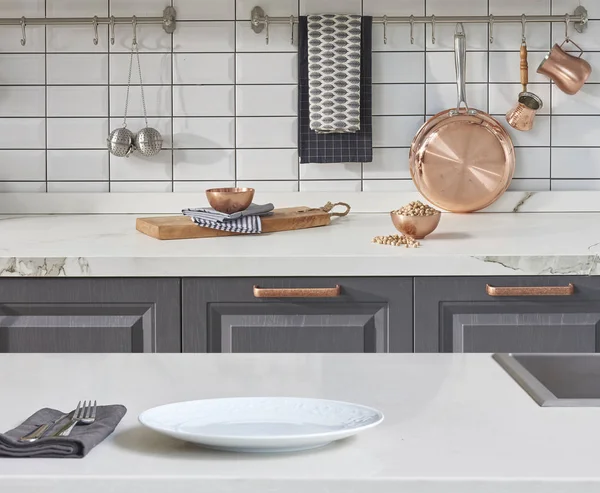 Home Keuken Voedsel Decoratieve Stilleven Concept — Stockfoto