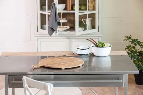 Estilo Cozinha Moderna Decoração Conceito Objetos Cozinha — Fotografia de Stock