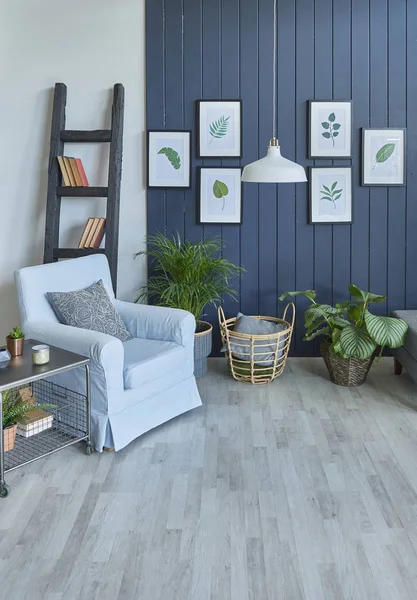 Inicio Concepto Interior Diseño Alfombras Con Muchos Objetos Habitación — Foto de Stock