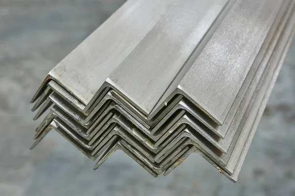 Metal steel profile . Industry production
