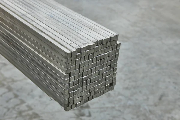 Stahlprofil Aus Metall Industrieproduktion — Stockfoto