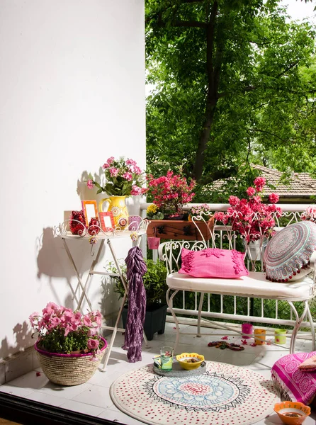 Home Balcony Decoration Still Life Stock Picture