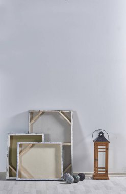 ev nesnesi ile duvar arka plan, iç stil.