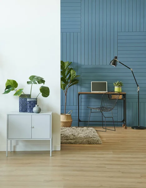 Decorativo Quarto Moderno Interior Estilo Mobiliário — Fotografia de Stock