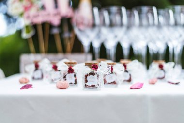 Masada şarap bardakları