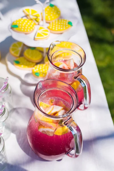 kavanoz limonata parti dekorasyonu 