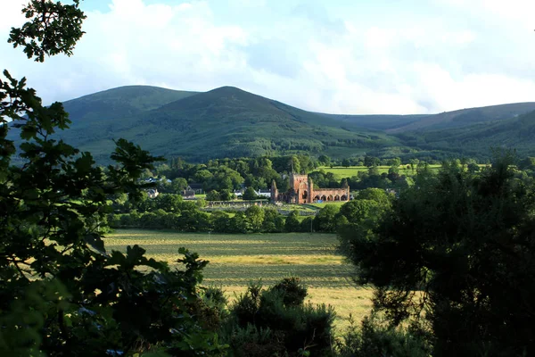 Het Verhaal Van Oprichting Van Sweetheart Abbey Wordt Gehouden Zijn — Stockfoto