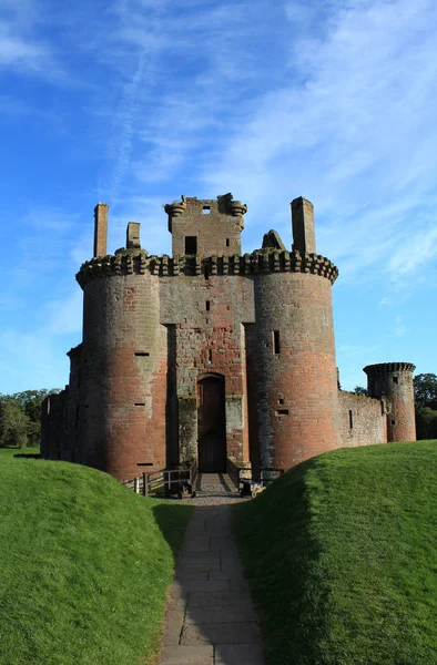 Caerlaverock Castle Dumfries Skoçya — Stok fotoğraf