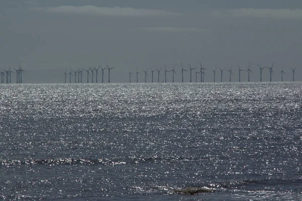 Offshore Coastal Wind Turbines Scotland — Stock Photo, Image