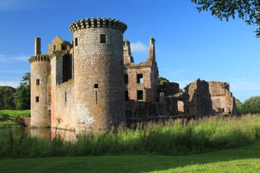 Caerlaverock Castle, Dumfries, İskoçya