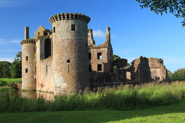 Castillo Caerlaverock Dumfries Escocia — Foto de Stock