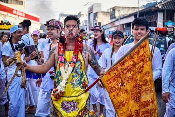 Festival Vegetariano de Phuket . — Fotografia de Stock