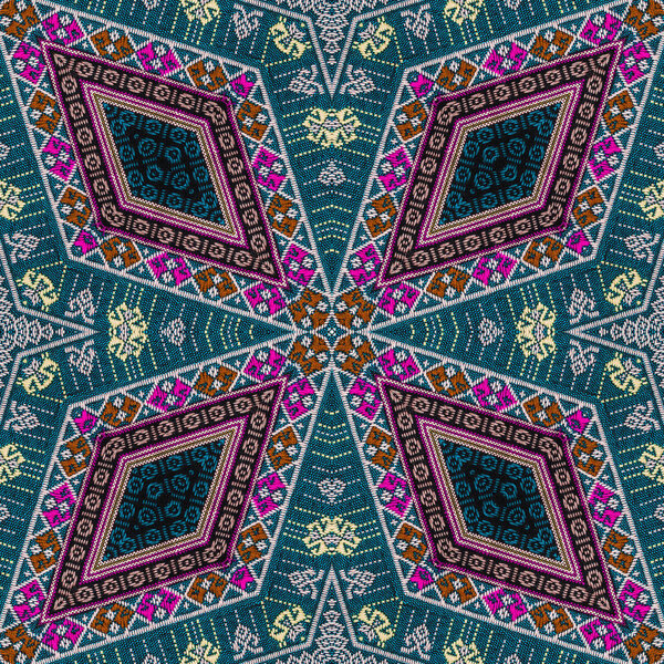 Красочный абстрактный калейдоскоп или бесконечный узор
