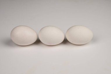 Beyaz arka planda tavuk yumurtası. Yalıtmak