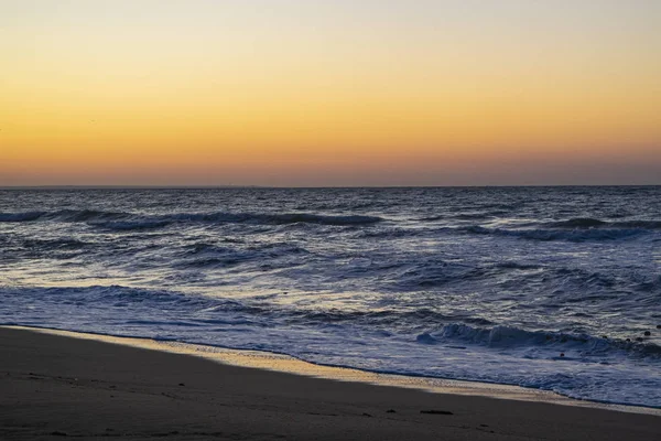 Sonnenaufgang Über Dem Schwarzen Meer Ukraine Krim Feodosia September — Stockfoto