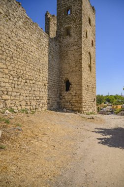 Feodosia, Kırım - 11 Eylül 2019 Eski Ceneviz Kalesi