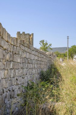 Feodosia, Kırım - 11 Eylül 2019 Eski Ceneviz Kalesi