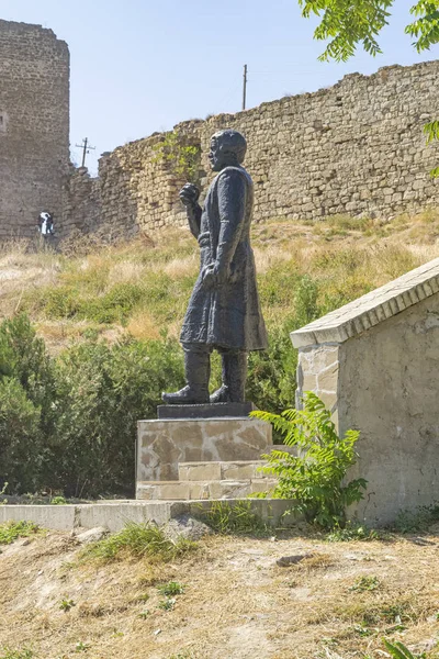 Feodosia Krym Września 2019 Pomnik Athanasiusa Nikitina — Zdjęcie stockowe