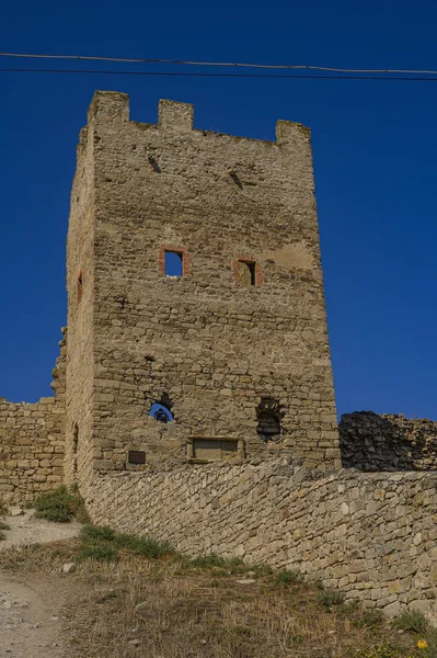 Feodosia Krim September 2019 Alte Genuesische Festung — Stockfoto